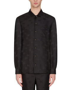DG SILK JACQUARD PAJAMA SHIRT