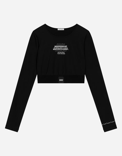 RUN-RESISTANT JERSEY TOP WITH DGVIB3 DETAIL