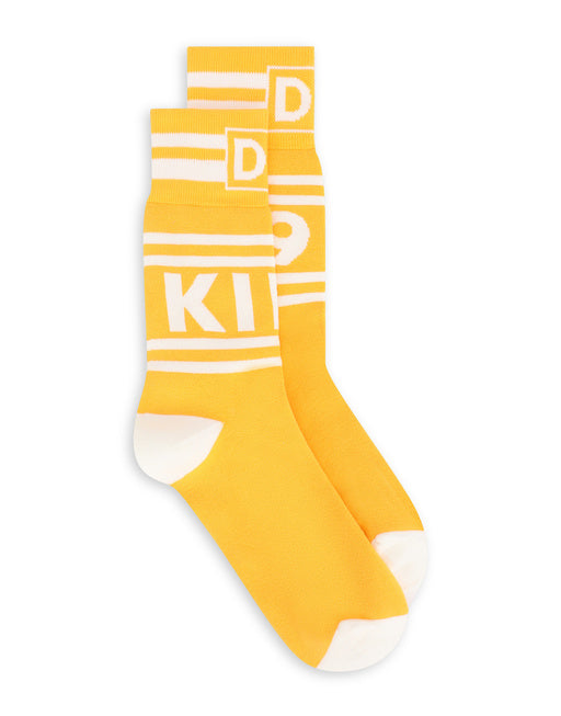 STRETCH COTTON SOCKS WITH JACQUARD DG LOGO