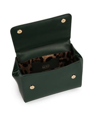 SMALL SICILY HANDBAG IN PATENT LEATHER