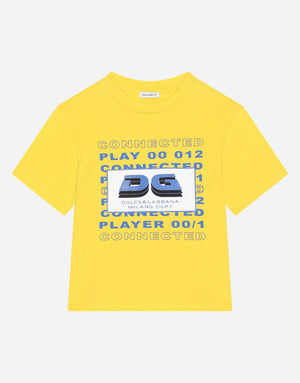 JERSEY T-SHIRT WITH DG GAMERS PRINT