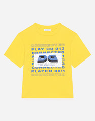 JERSEY T-SHIRT WITH DG GAMERS PRINT