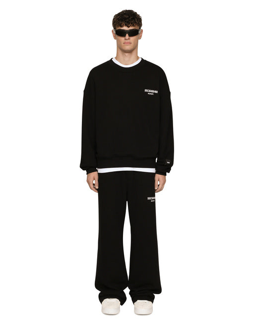 JERSEY JOGGING PANTS WITH DGVIB3 PRINT AND LOGO