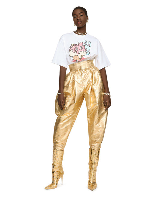 T-SHIRT WITH GIANPIERO D’ALESSANDRO PRINT