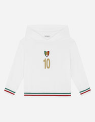 JERSEY HOODIE WITH ITALY DG LOGO