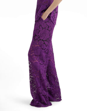 CORDONETTO LACE TROUSERS