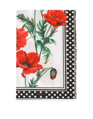 BATISTE SARONG WITH POPPY PRINT (110 X 190)