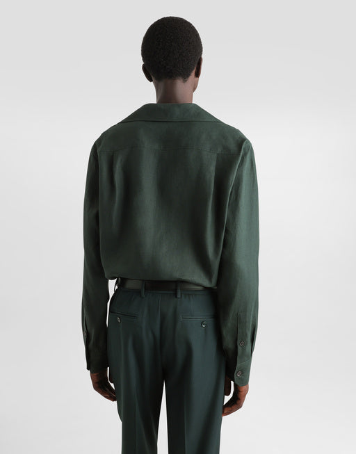 LONG-SLEEVED LINEN SHIRT