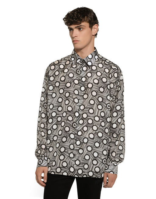 PRINTED SILK SHIRT