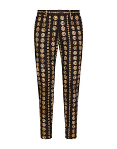 COIN PRINT STRETCH DRILL PANTS