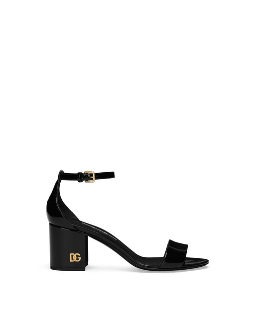 PATENT LEATHER SANDALS