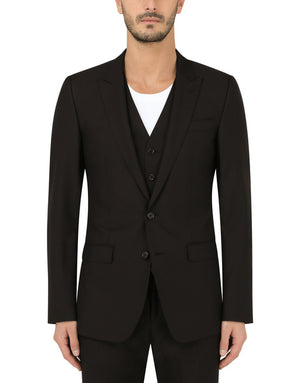 WOOL AND SILK MARTINI-FIT SUIT