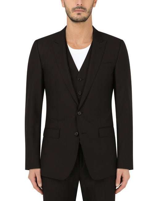 WOOL AND SILK MARTINI-FIT SUIT