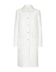 BROCADE COAT WITH DG BUTTONS