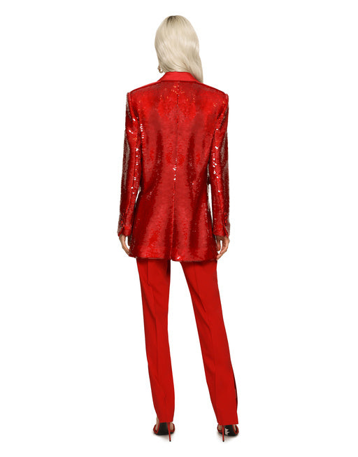 WOOLEN PANTS WITH SLITS