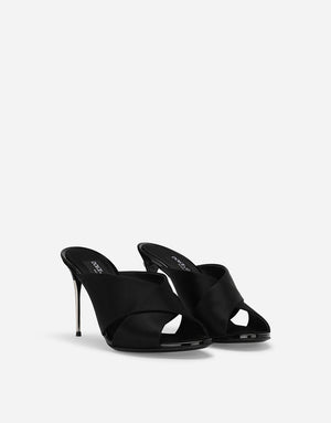 SATIN MULES