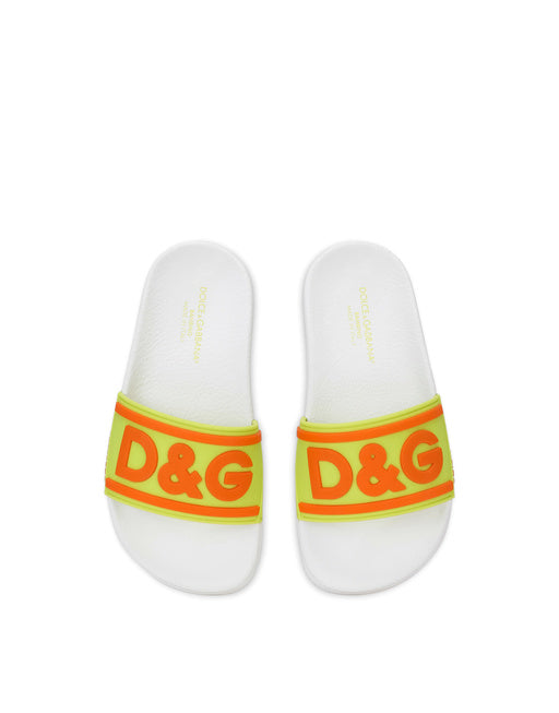 RUBBER SLIDERS WITH LOGO PRINT