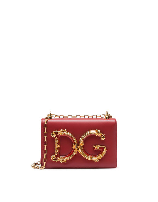 NAPPA LEATHER DG GIRLS SHOULDER BAG