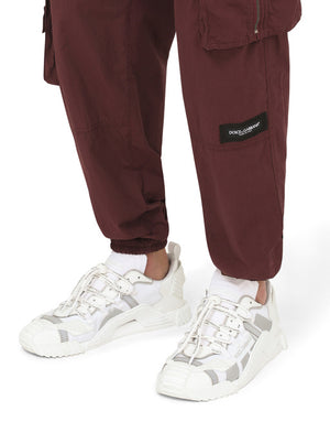 GARMENT-DYED COTTON JOGGING PANTS