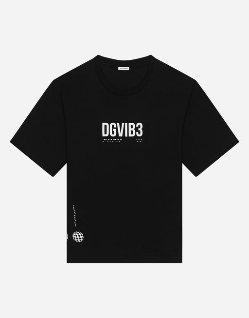 JERSEY T-SHIRT WITH DGVIB3 LOGO