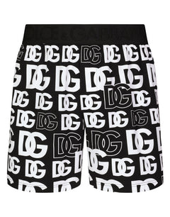 TWO-WAY STRETCH JERSEY SHORTS WITH DG LOGO