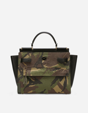 SICILY 62 SOFT BAG IN CAMOUFLAGE PATCHWORK