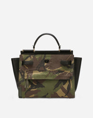 SICILY 62 SOFT BAG IN CAMOUFLAGE PATCHWORK