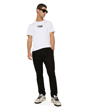 COTTON ROUND-NECK T-SHIRT WITH PRINT