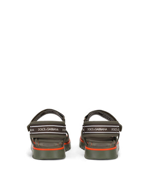 TECHNICAL FABRIC SANDALS WITH DG LOGO