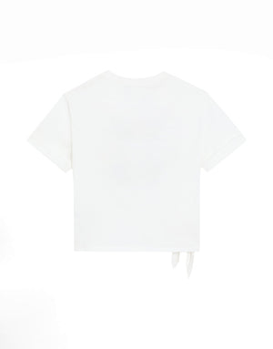 JERSEY T-SHIRT WITH FLOWERS AND DG LOGO