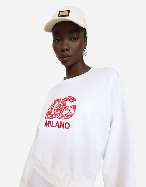 JERSEY SWEATSHIRT WITH DG PATCH