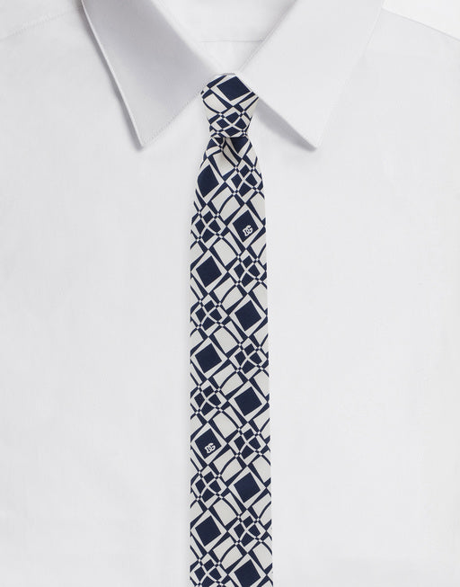 PRINTED TWILL TIE