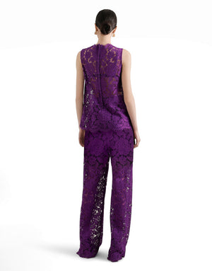 CORDONETTO LACE TROUSERS