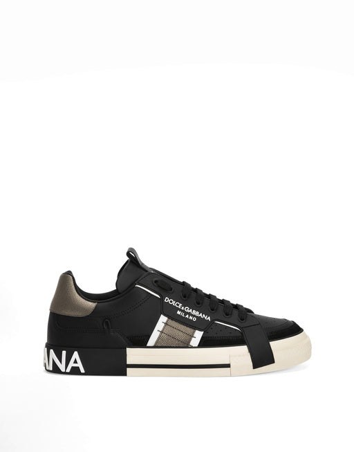 CALFSKIN 2.ZERO CUSTOM SNEAKERS WITH CONTRASTING DETAILS