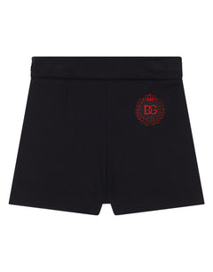 JERSEY SHORTS WITH DG LOGO PATCH