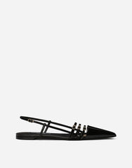 PATENT LEATHER SLINGBACKS