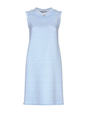 SLEEVELESS RASCHEL TWEED DRESS WITH DG LOGO
