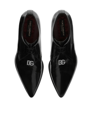 BRUSHED CALFSKIN NAPPA ACHILLE DERBY SHOES