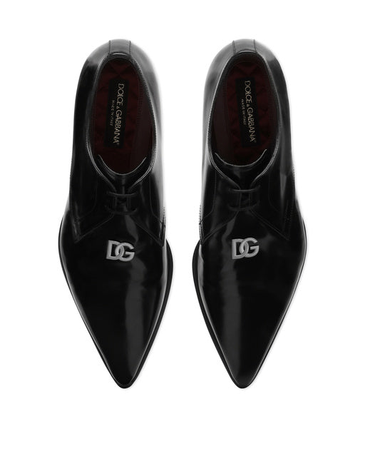 BRUSHED CALFSKIN NAPPA ACHILLE DERBY SHOES
