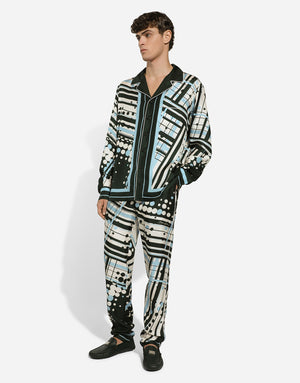 PRINTED SILK SHIRT
