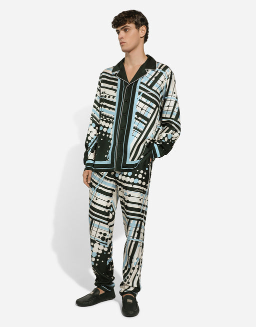 PRINTED SILK SHIRT