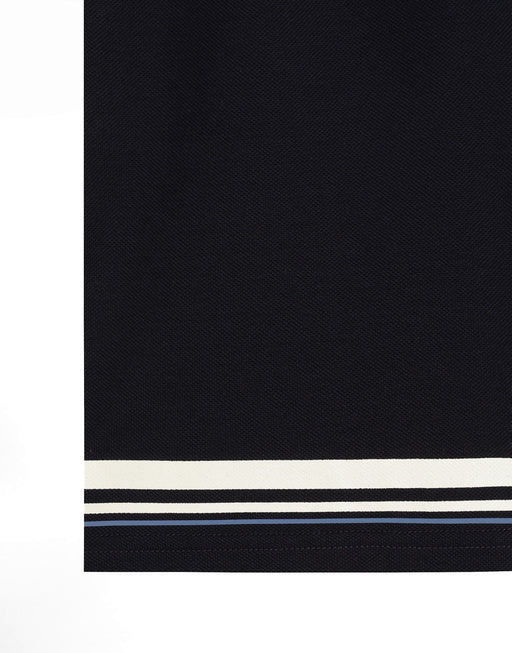 PRINTED PIQUÉ SHORTS