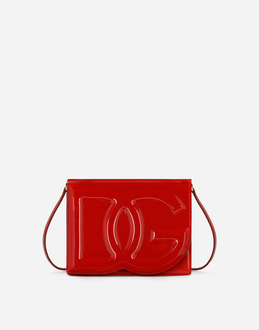 PATENT LEATHER DG LOGO BAG CROSSBODY BAG