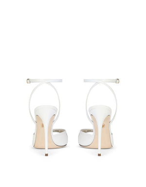 EMBROIDERED NAPPA LEATHER SANDALS