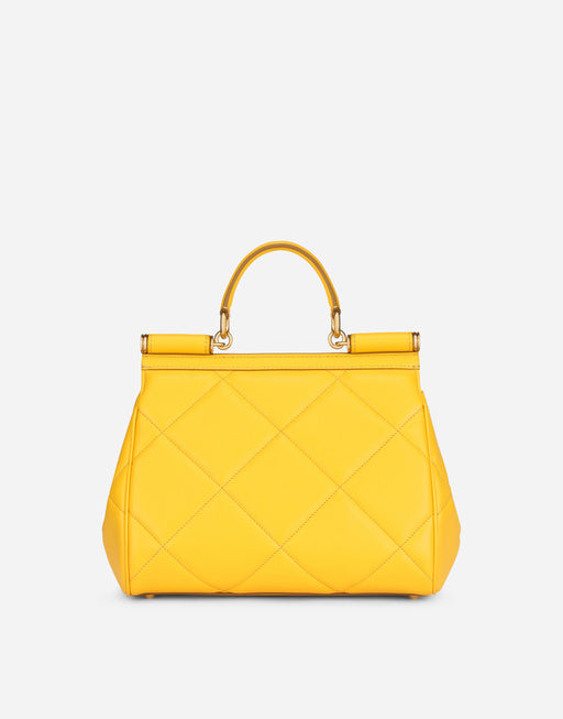 MEDIUM SICILY BAG IN QUILTED ARIA CALFSKIN