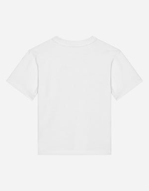 JERSEY T-SHIRT WITH DG LOGO PATCH