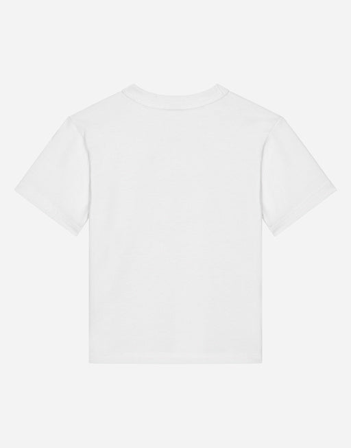 JERSEY T-SHIRT WITH DG LOGO PATCH