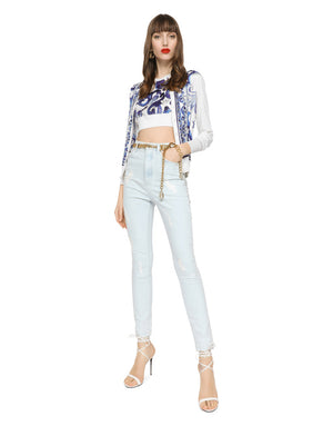 LIGHT BLUE DENIM GRACE JEANS