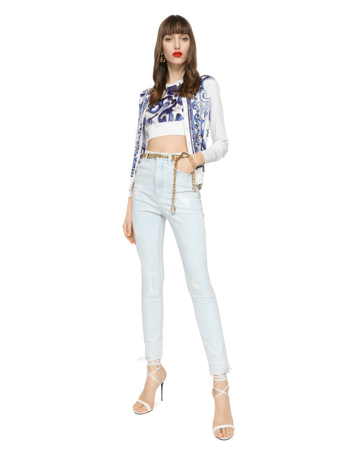 LIGHT BLUE DENIM GRACE JEANS