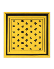 TWILL SCARF WITH ALL-OVER DG LOGO PRINT (70 X 70)